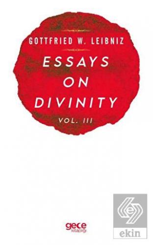 Essays On Divinity Vol. 3