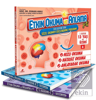 Etkin Okuma ve Anlama Seti 3. Kademe (3 Kitap Takı