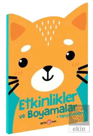 Etkinlikler ve Boyamalar + Yapıştırmalar (Kedicik)