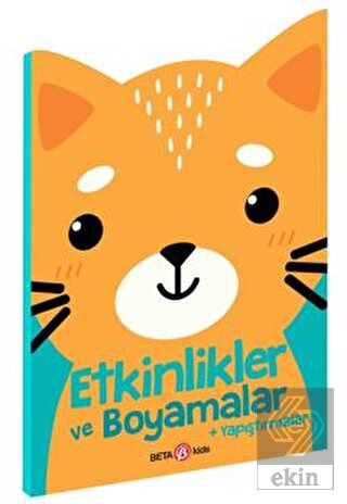 Etkinlikler ve Boyamalar + Yapıştırmalar (Kedicik)