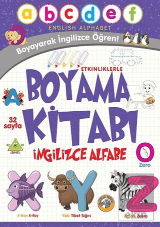 Etkinliklerle Boyama Kitabı İngilizce Alfabe