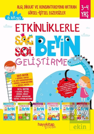 Etkinliklerle Sağ Beyin Sol Beyin Geliştirme (3-4