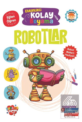 Etkinlikli Kolay Boyama – Robotlar