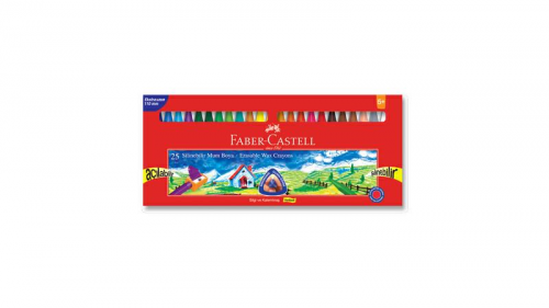 Faber-Castell Silinebilir Mum Boya 25 Renk