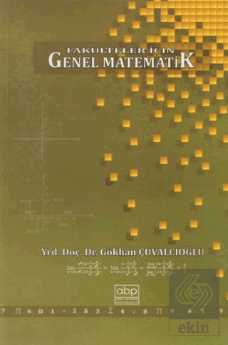 Fakülteler İçin Genel Matematik