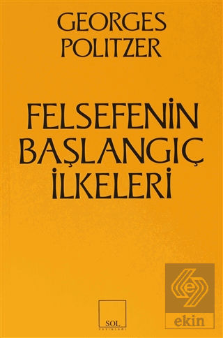 Felsefenin Başlangıç İlkeleri