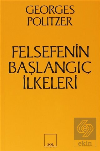 Felsefenin Başlangıç İlkeleri