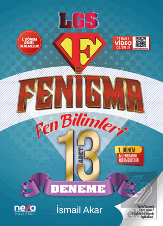 Fenigma Fen Bilimleri 1. Dönem Genel Denemeleri