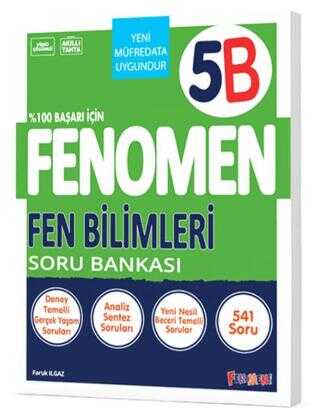 Fenomen Kitap 5. Sınıf Fen Bilimleri B Soru Bankası