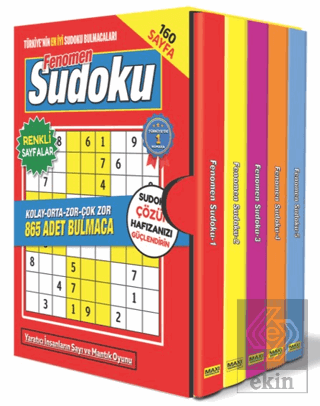 Fenomen Sudoku Bulmaca Seti - 5 Kitap