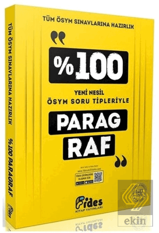 Fides Yayınları% 100 ÖSYM Soru Tipleriyle Paragra