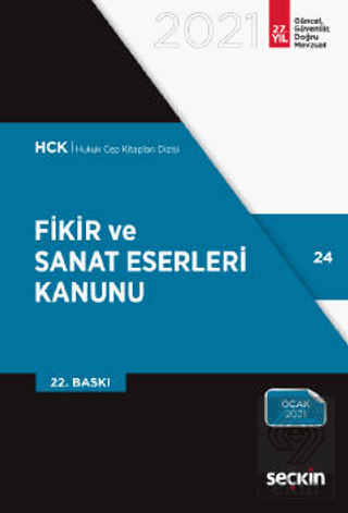 Fikir Sanat Eserleri Kanunu 2021 (Metin)