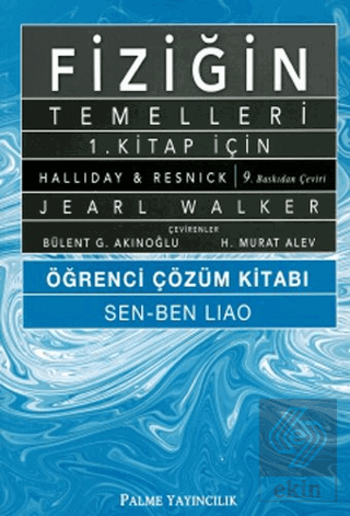 Fiziğin Temelleri 1. Kitap İçin Öğrenci Çözüm Kita