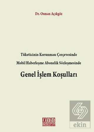 Genel İşlem Koşulları