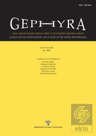 Gephyra Sayı 10 / Volume 10 - 2013