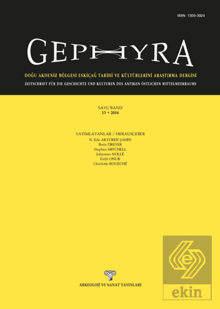 Gephyra Sayı 13 / Volume 13 - 2016