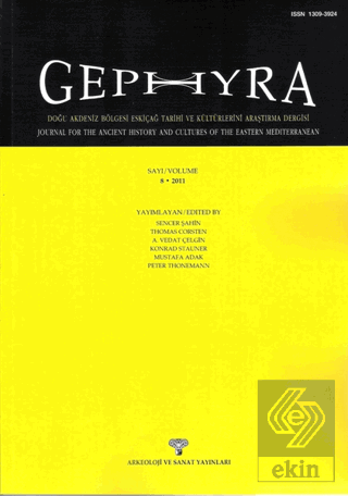 GEPHYRA Sayı 8 / Volume 8 - 2011