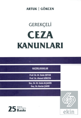 Gerekçeli Ceza Kanunları