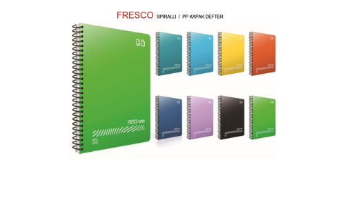 Gıpta FRESCO SP. DÜZ PP DEFTER A4 60YP KARELİ