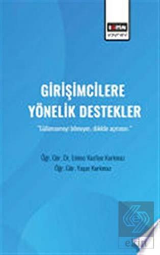 Girişimcilere Yönelik Destekler