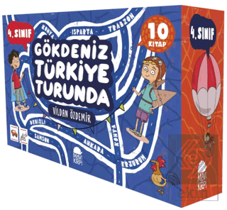 Gökdeniz Türkiye Turunda 4. Sınıf Seti (10 Kitap)