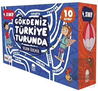 Gökdeniz Türkiye Turunda 4. Sınıf Seti (10 Kitap)