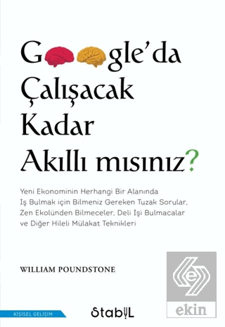 Google'da Çalışacak Kadar Akıllı Mısınız?