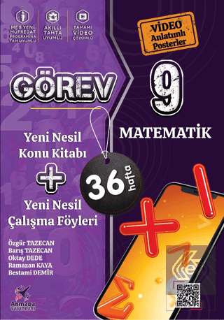 Görev 9 Matematik Yeni Nesil Konu + Yeni Nesil Çal