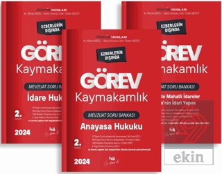 Görev Kaymakamlık Mevzuat Soru Bankası (3 Kitap)