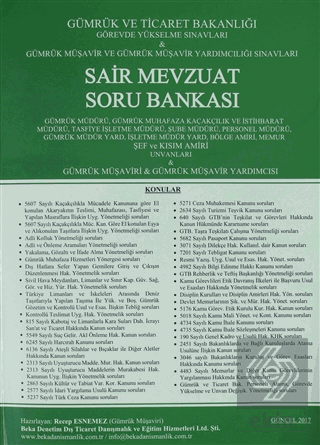 Görevde Yükselme Sınavları - Gümrük Müşavir ve Müş