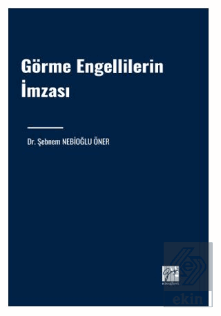 Görme Engellilerin İmzası