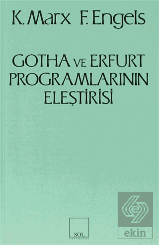 Gotha ve Erfurt Programlarının Eleştirisi