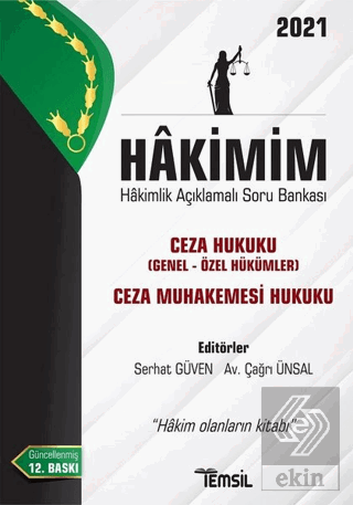 Hakimim Ceza Hukuku (Genel Hükümler- Özel Hükümler