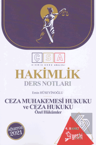 Hakimlik Ders Notları Ceza Muhakemesi Hukuku ve Ce