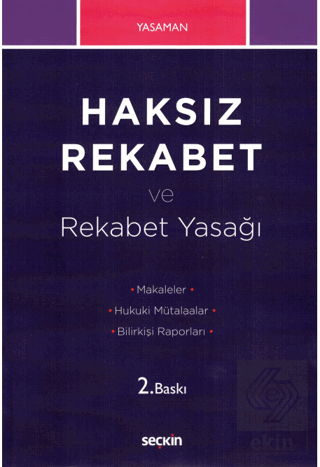 Haksız Rekabet Ve Rekabet Yasağı