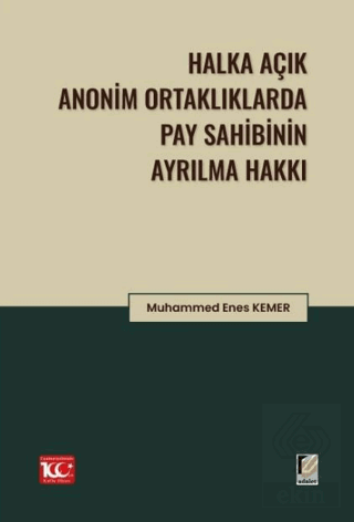 Halka Açık Anonim Ortaklıklarda Pay Sahibinin Ayrılma Hakkı