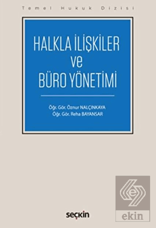 Halkla İlişkiler ve Büro Yönetimi