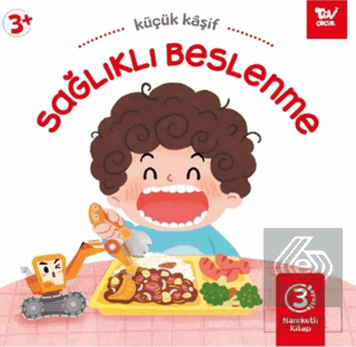 Hareketli Kitap 3d Küçük Kaşif Sağlıklı Beslenme