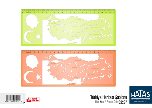 HATAS TÜRKİYE HARİTA ŞABLONU