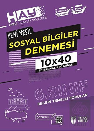 HAY 6. Sınıf Sosyal Bilgiler Branş Deneme