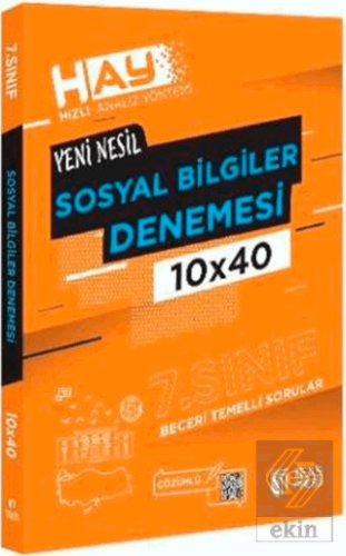 Hay 7. Sınıf Sosyal Bilgiler Branş Deneme