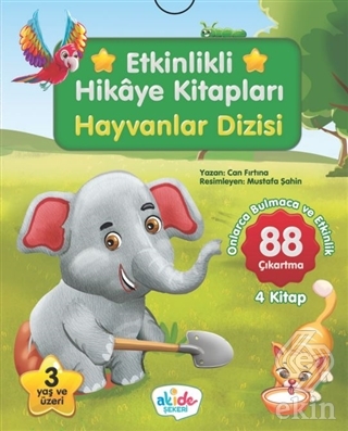 Hayvanlar Dizisi - Etkinlikli Hikaye Kitapları (4