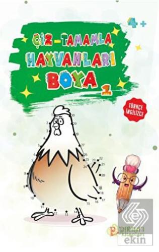 Hayvanları Boya-1 Çiz-Tamamla