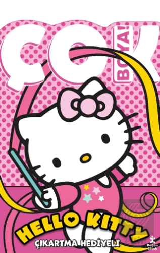 Hello Kitty - Çok Boya! Çıkartmalı Dev Boyama Kitabı