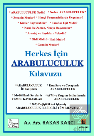 Herkes İçin Arabuluculuk Kılavuzu