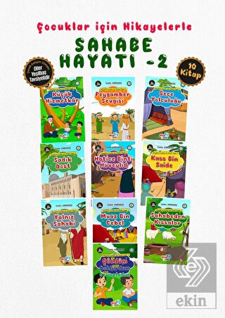 Hikayelerle Çocuklar İçin Sahabe Hayatı Set (10 Ki