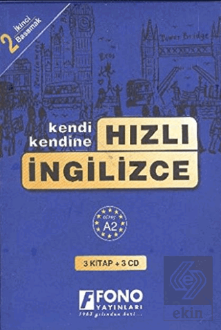 Hızlı İngilizce 2. Basamak (3 kitap + 3 CD)