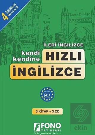 Hızlı İngilizce 4. Basamak (3 kitap + 3 CD)