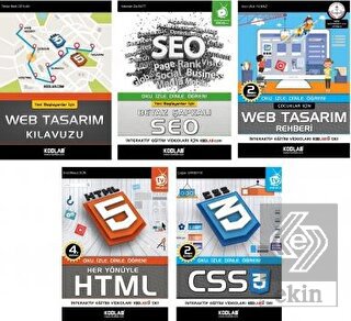 Hızlı ve Kolay Web Tasarım Seti 3 (5 Kitap Takım)