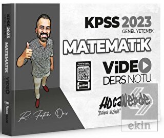 HocaWebde Yayınları 2023 KPSS Matematik Video Ders